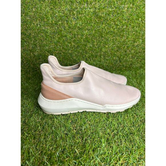 Vince. Marlon Blush Leather Slip On Sneaker 8.5 - Picture 4 of 12